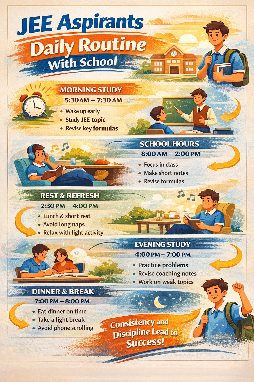 JEE Aspirants Daily Routine With School: A Practical Guide for Success