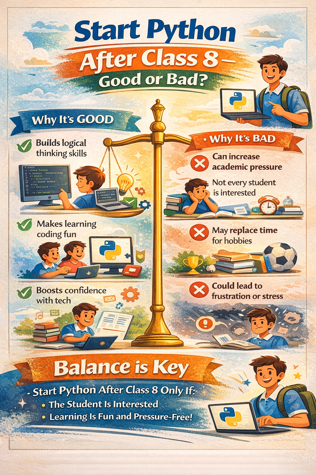 Start Python After Class 8 – Good or Bad?