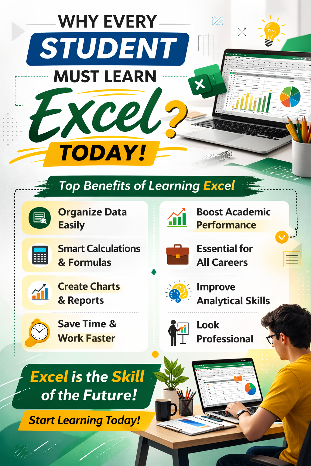 Why Every Student Must Learn Excel Today